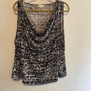 Calvin Klein Black and White Women's Top